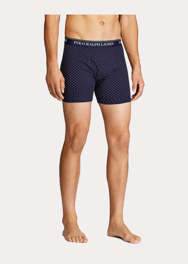 Men's Polo Ralph Lauren Wicking 3-Pack Briefs | 598127SKI